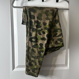 Burton Green and Brown Camouflage Leggings